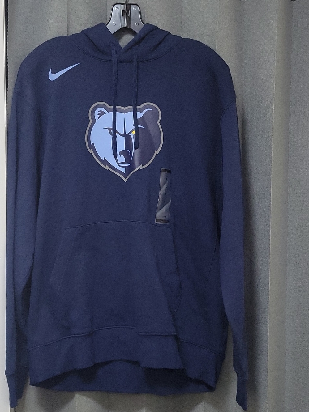 Nike Navy Memphis Grizzlies Logo Hoodie